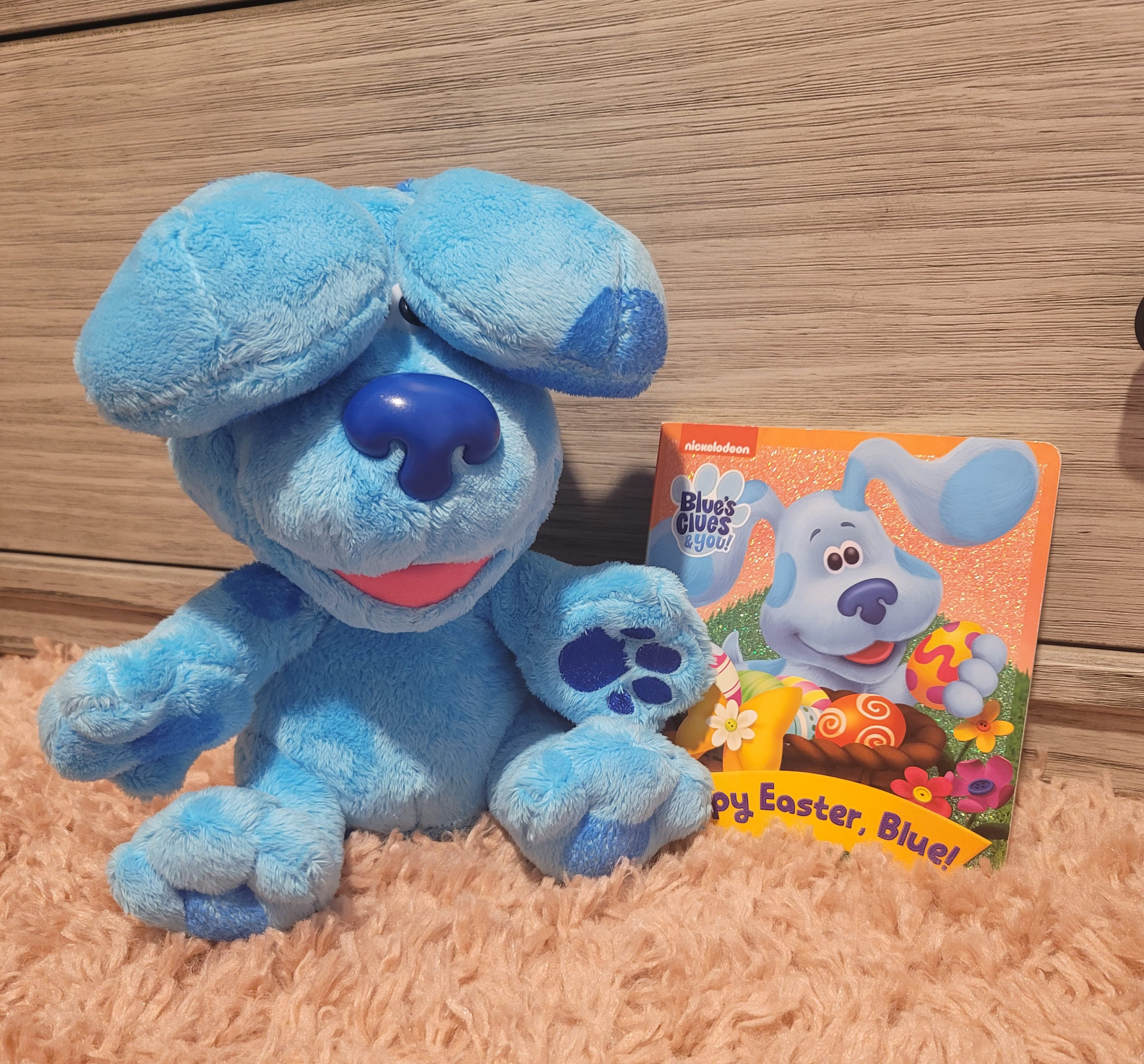 Blue's Clues stuffed animal and book